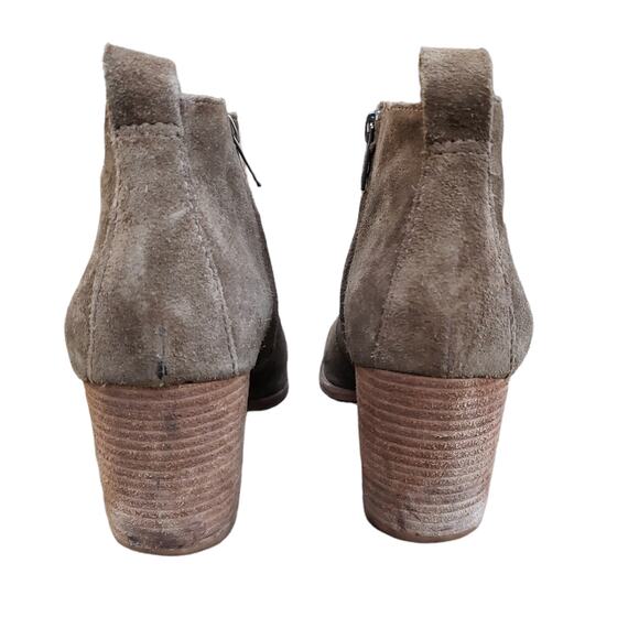 Madewell The Brenner Boot in Suede Tan Brown Side Zip Ankle Sz 9.5 - Picture 7 of 16